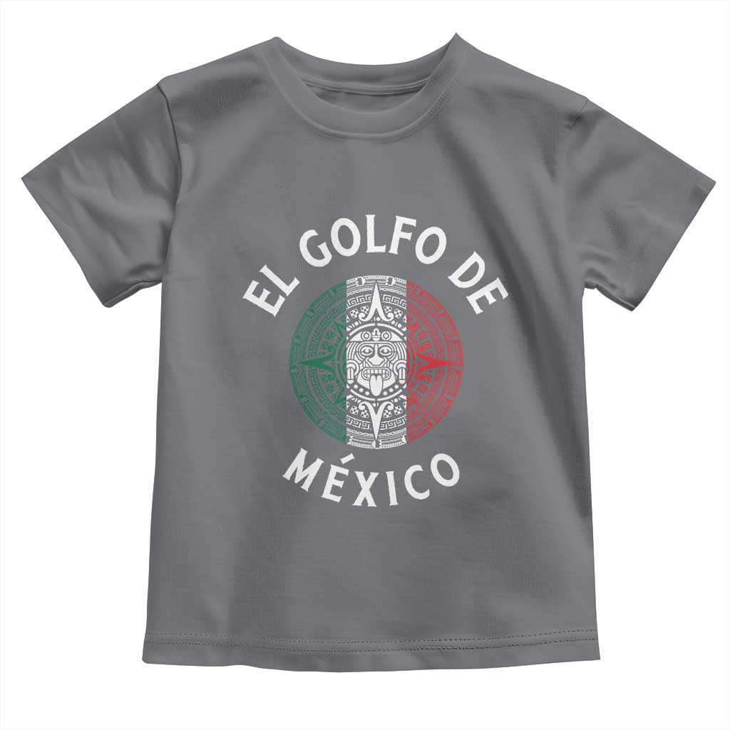 Gulf Of Mexico El Golfo De México Aztec Sun Toddler T Shirt