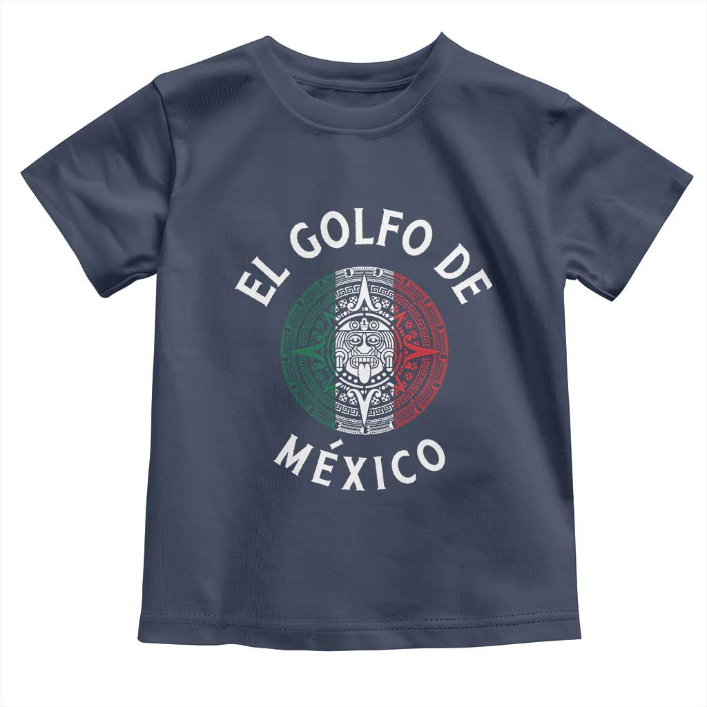Gulf Of Mexico El Golfo De México Aztec Sun Toddler T Shirt