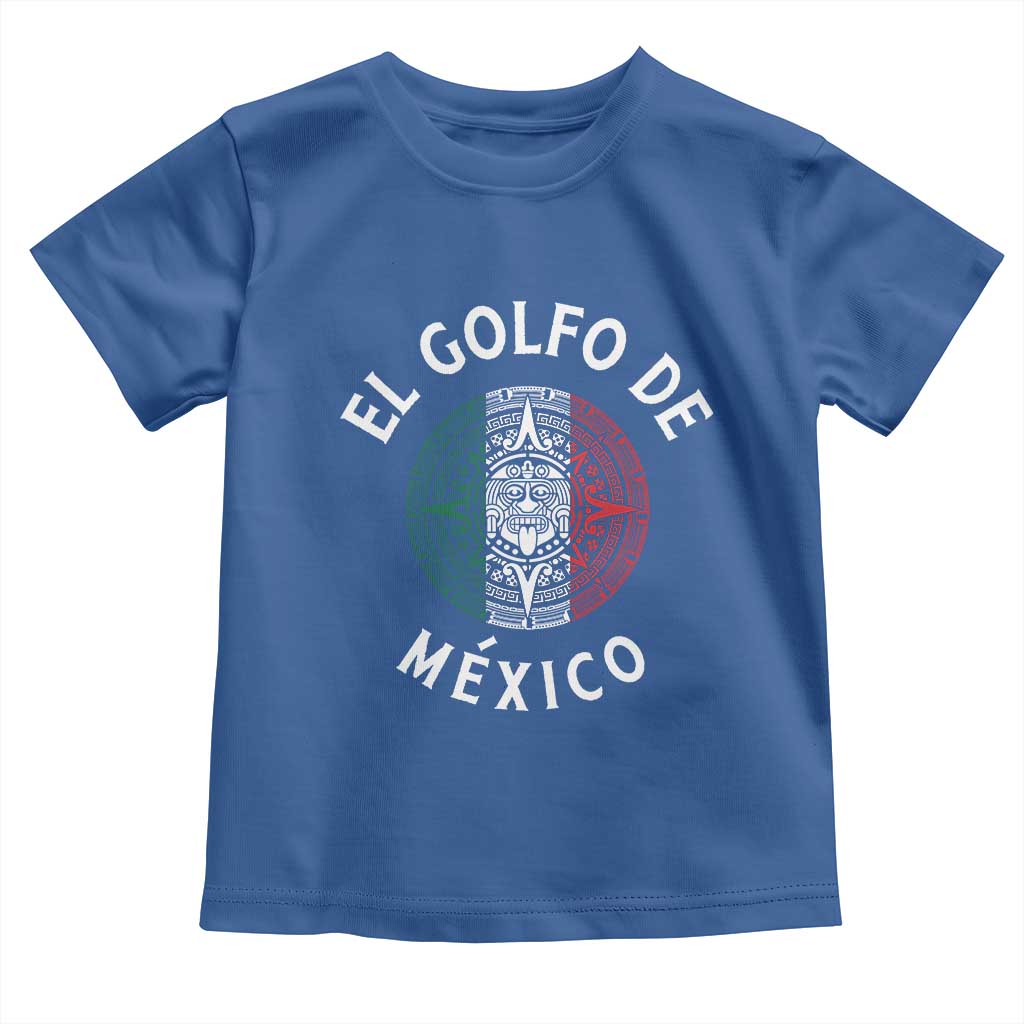 Gulf Of Mexico El Golfo De México Aztec Sun Toddler T Shirt