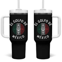 Gulf Of Mexico El Golfo De México Aztec Sun Tumbler With Handle