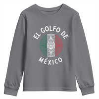 Gulf Of Mexico El Golfo De México Aztec Sun Youth Sweatshirt