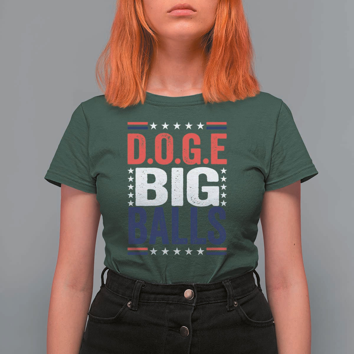 Gunny DOGE Big Balls T Shirt For Women Harry Bolz Meme