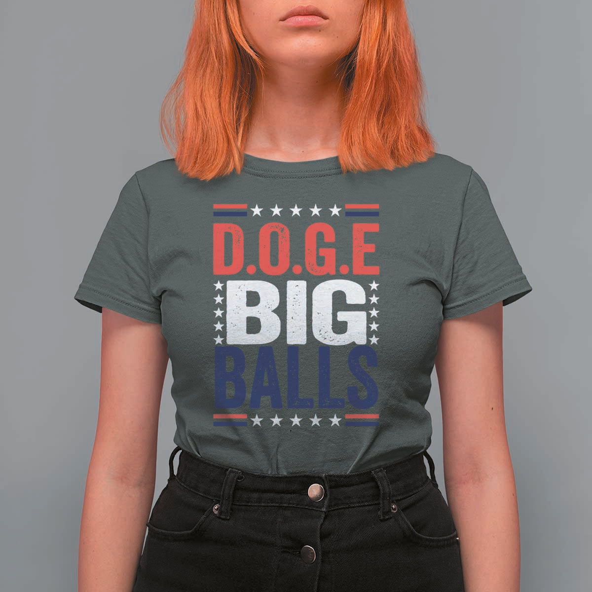 Gunny DOGE Big Balls T Shirt For Women Harry Bolz Meme
