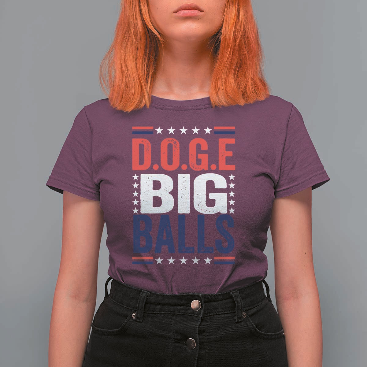Gunny DOGE Big Balls T Shirt For Women Harry Bolz Meme