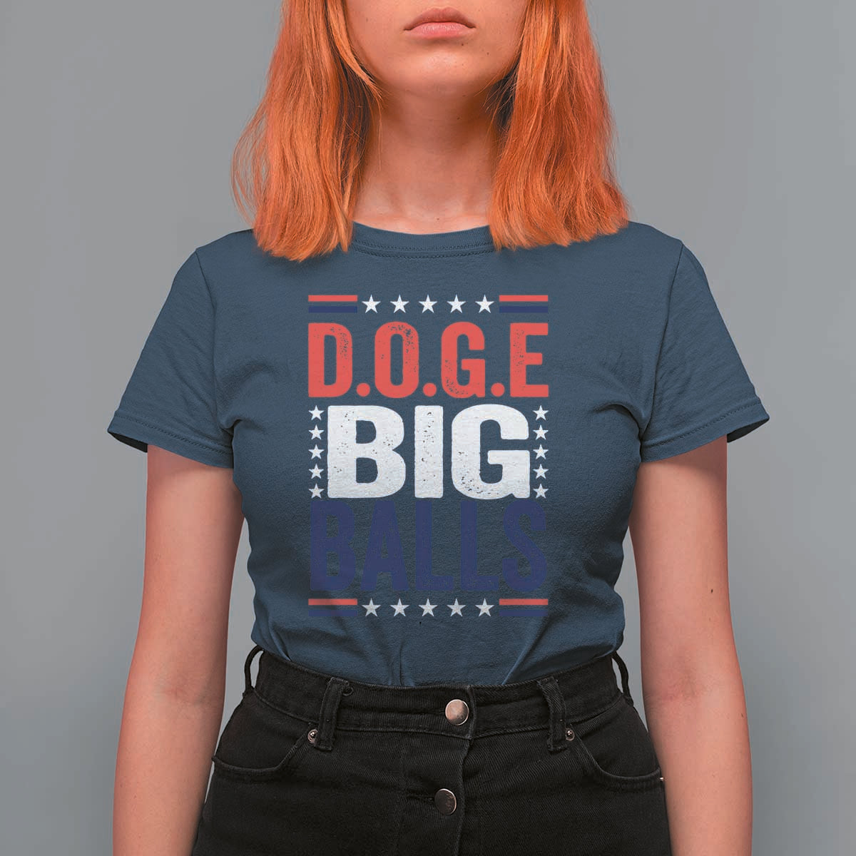 Gunny DOGE Big Balls T Shirt For Women Harry Bolz Meme