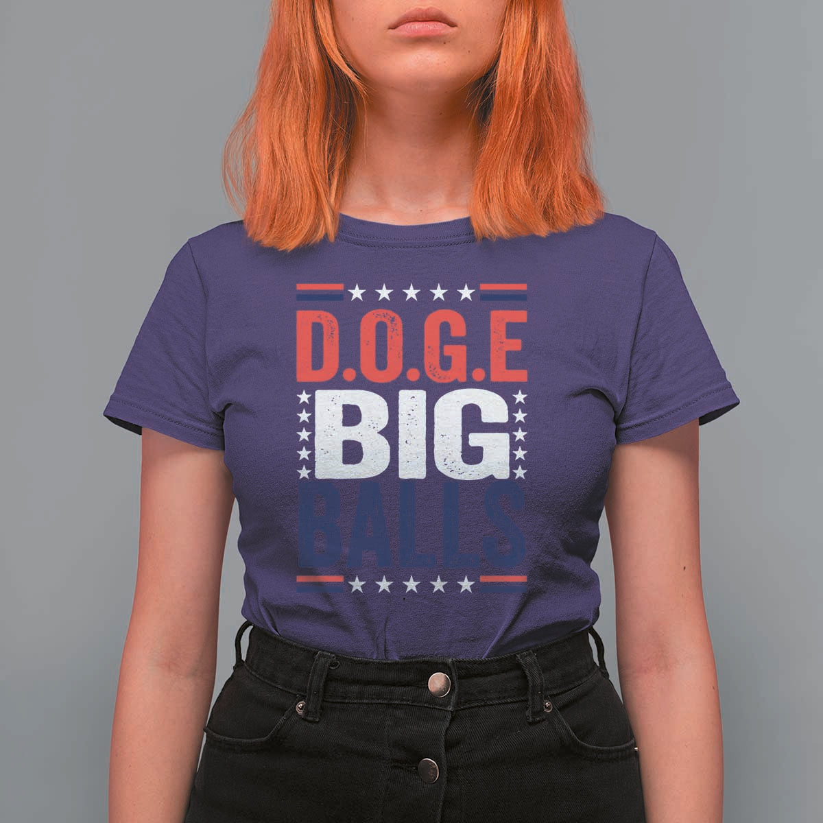 Gunny DOGE Big Balls T Shirt For Women Harry Bolz Meme