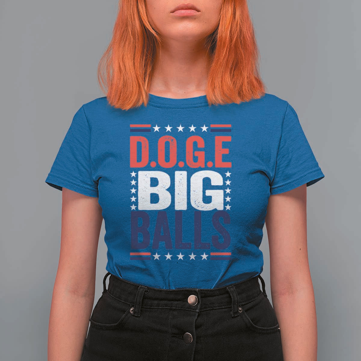 Gunny DOGE Big Balls T Shirt For Women Harry Bolz Meme
