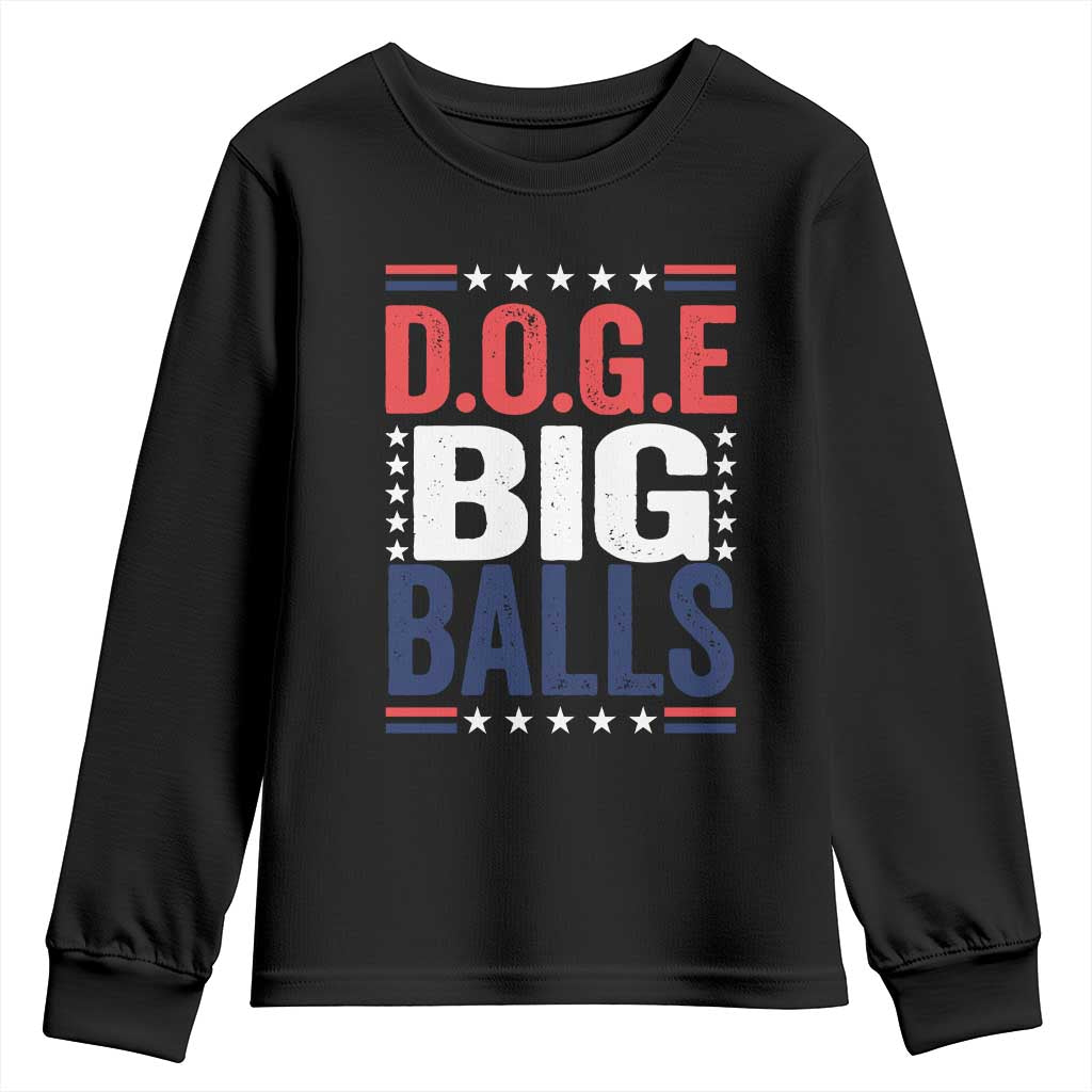 Funny DOGE Big Balls Youth Sweatshirt Harry Bolz Meme