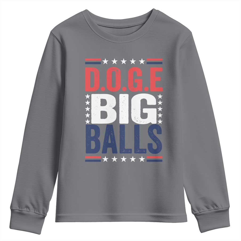 Funny DOGE Big Balls Youth Sweatshirt Harry Bolz Meme