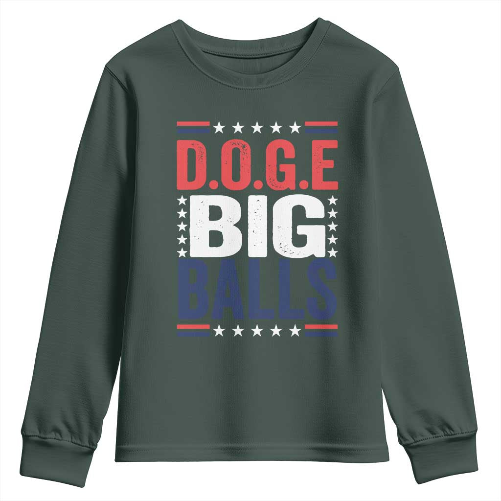 Funny DOGE Big Balls Youth Sweatshirt Harry Bolz Meme