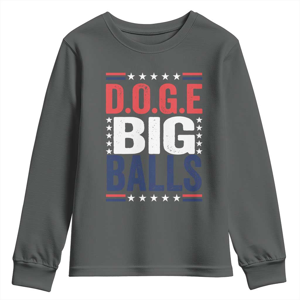Funny DOGE Big Balls Youth Sweatshirt Harry Bolz Meme