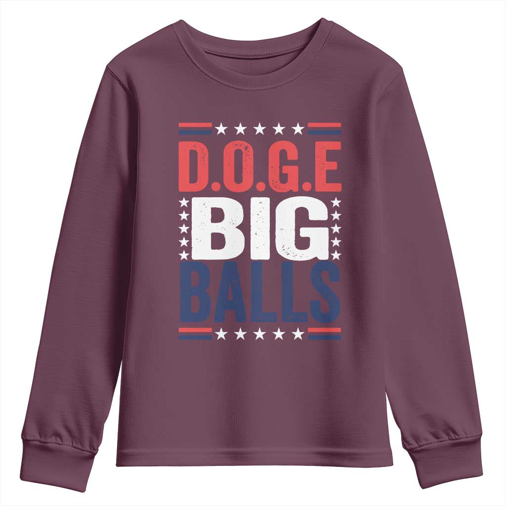 Funny DOGE Big Balls Youth Sweatshirt Harry Bolz Meme