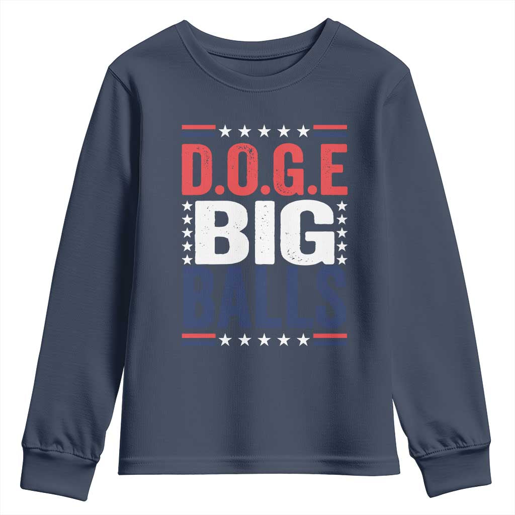 Funny DOGE Big Balls Youth Sweatshirt Harry Bolz Meme