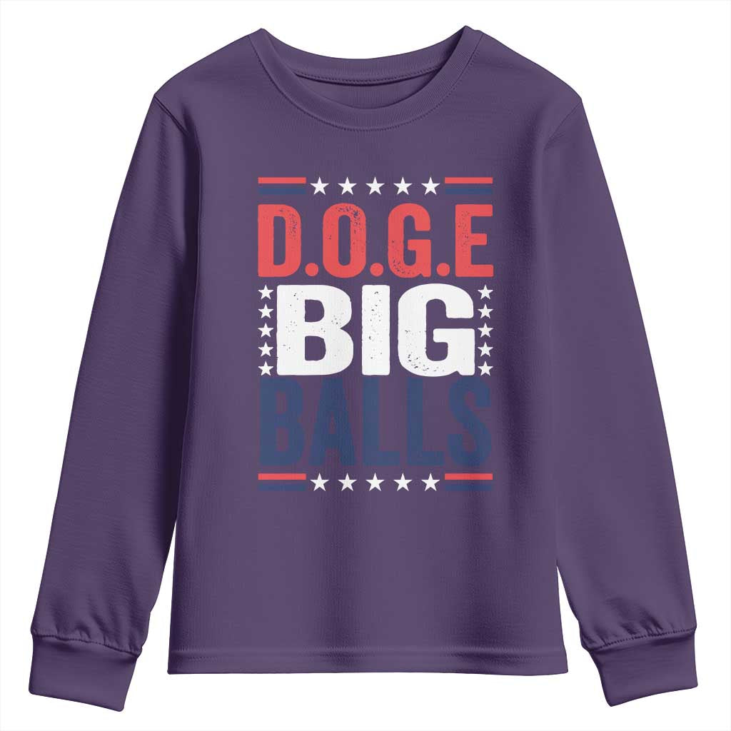 Funny DOGE Big Balls Youth Sweatshirt Harry Bolz Meme