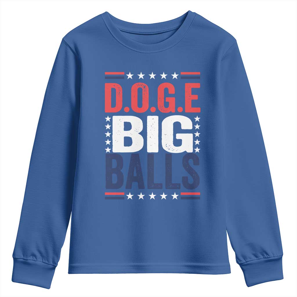 Funny DOGE Big Balls Youth Sweatshirt Harry Bolz Meme