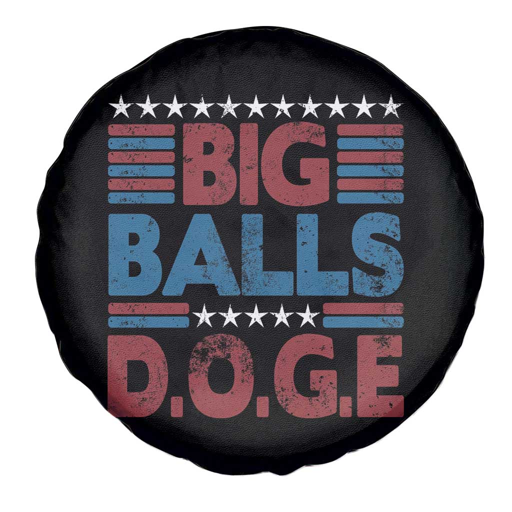 Funny DOGE Big Balls Spare Tire Cover Harry Bolz Meme Vintage Stripes