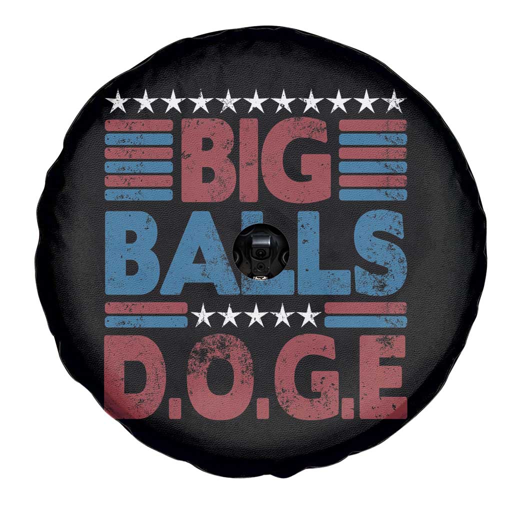 Funny DOGE Big Balls Spare Tire Cover Harry Bolz Meme Vintage Stripes