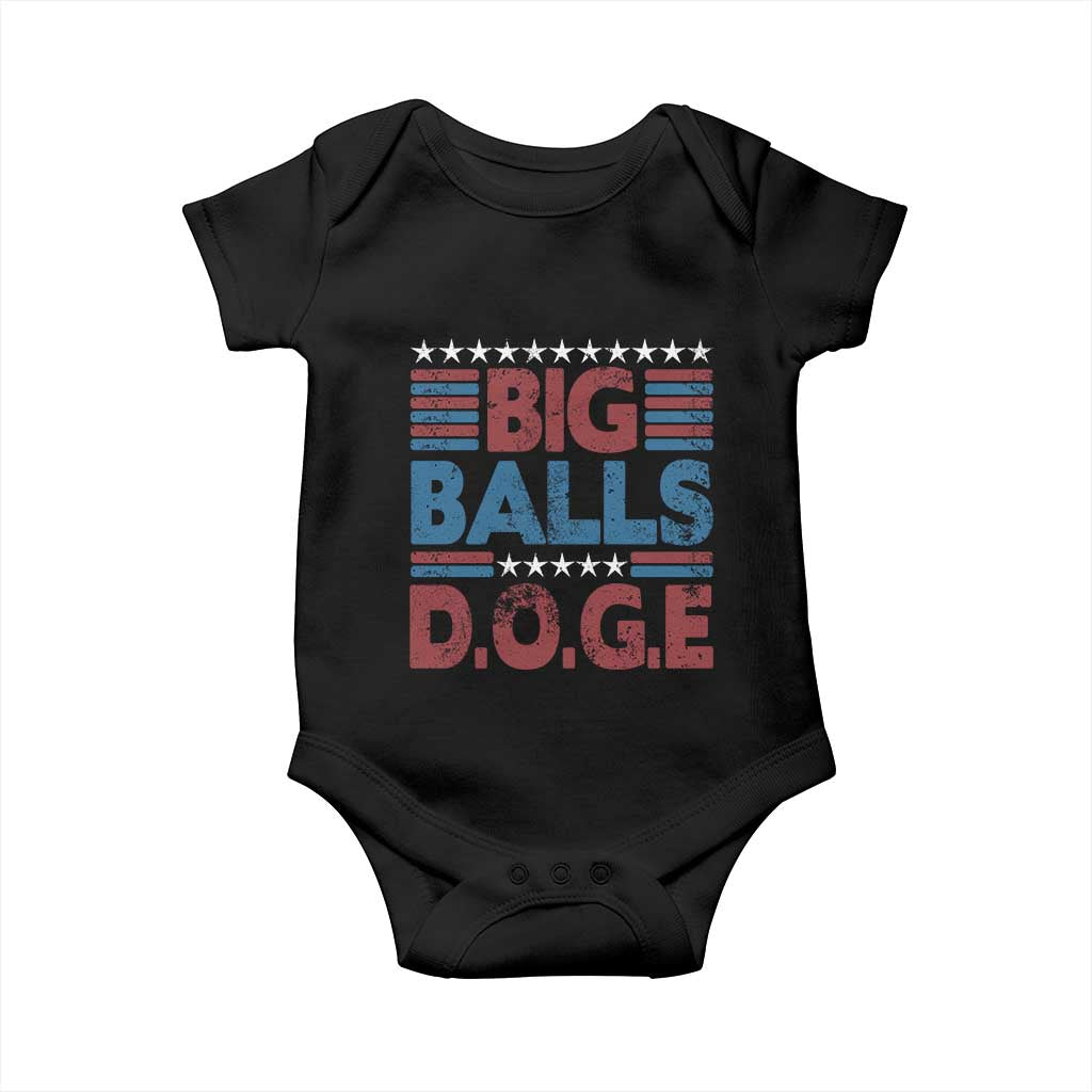 Funny DOGE Big Balls Baby Onesie Harry Bolz Meme Vintage Stripes