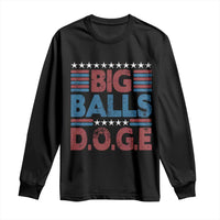 Funny DOGE Big Balls Long Sleeve Shirt Harry Bolz Meme Vintage Stripes