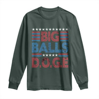 Funny DOGE Big Balls Long Sleeve Shirt Harry Bolz Meme Vintage Stripes