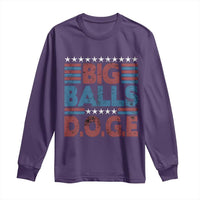 Funny DOGE Big Balls Long Sleeve Shirt Harry Bolz Meme Vintage Stripes