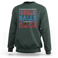 Funny DOGE Big Balls Sweatshirt Harry Bolz Meme Vintage Stripes