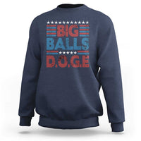 Funny DOGE Big Balls Sweatshirt Harry Bolz Meme Vintage Stripes