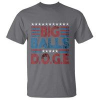 Funny DOGE Big Balls T Shirt Harry Bolz Meme Vintage Stripes