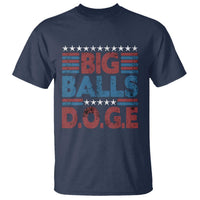 Funny DOGE Big Balls T Shirt Harry Bolz Meme Vintage Stripes