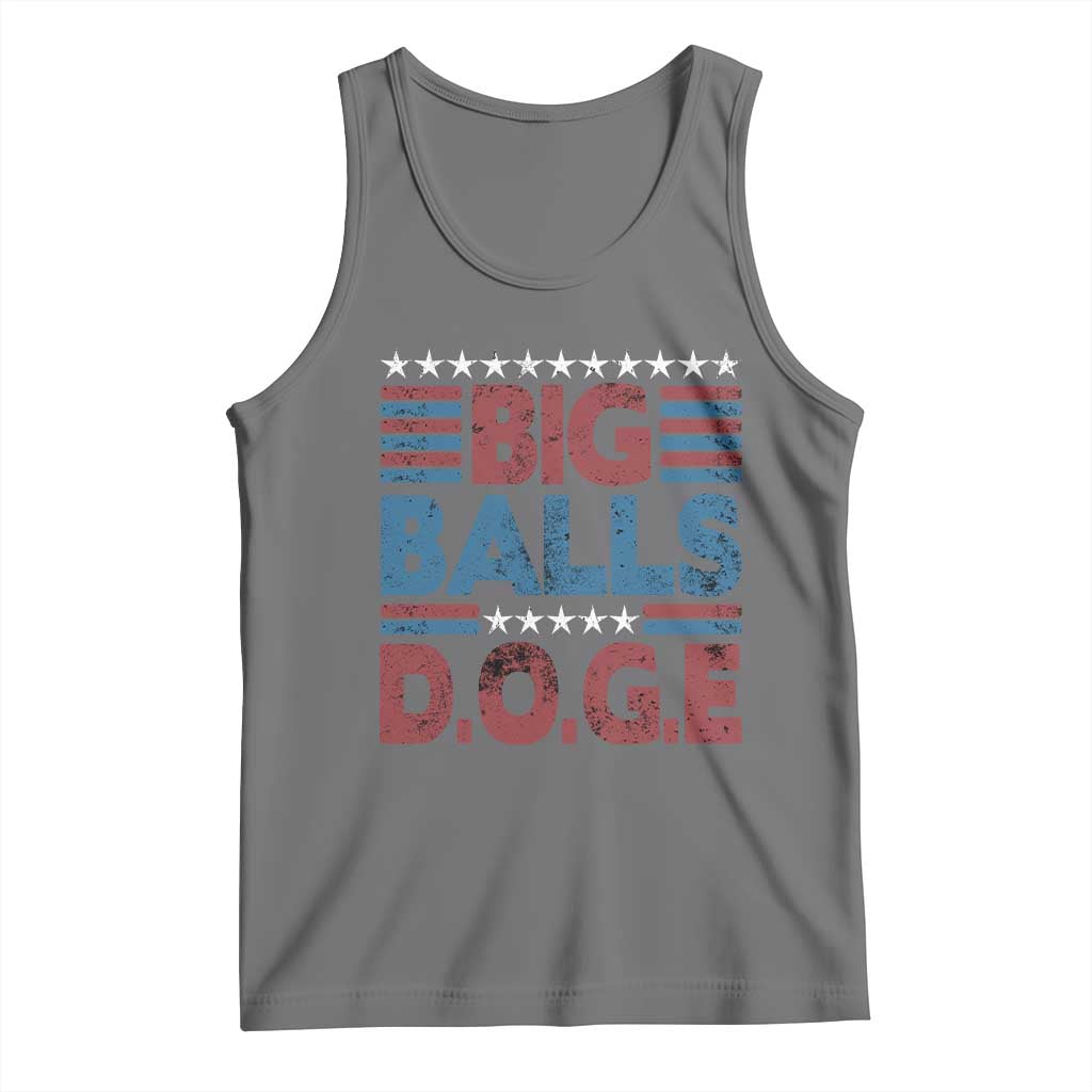 Funny DOGE Big Balls Tank Top Harry Bolz Meme Vintage Stripes