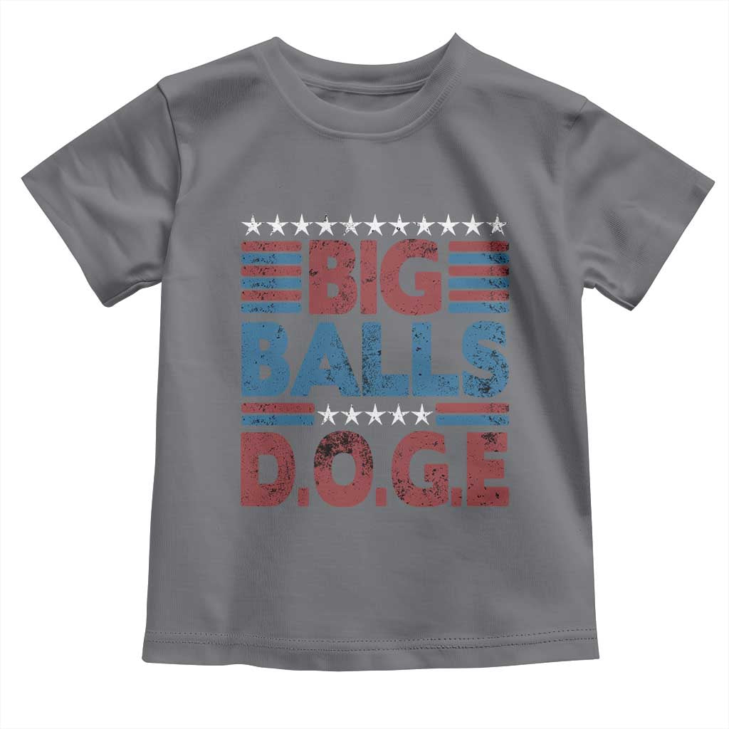 Funny DOGE Big Balls Toddler T Shirt Harry Bolz Meme Vintage Stripes