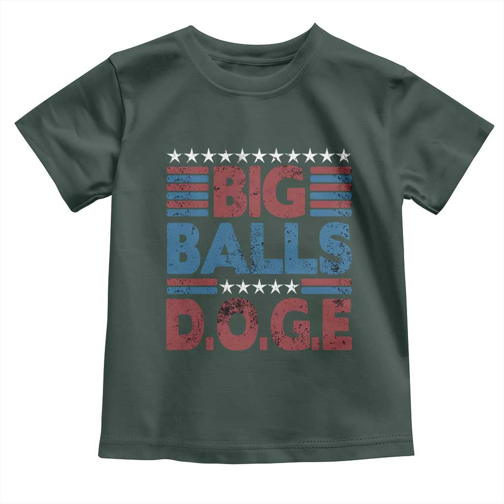 Funny DOGE Big Balls Toddler T Shirt Harry Bolz Meme Vintage Stripes