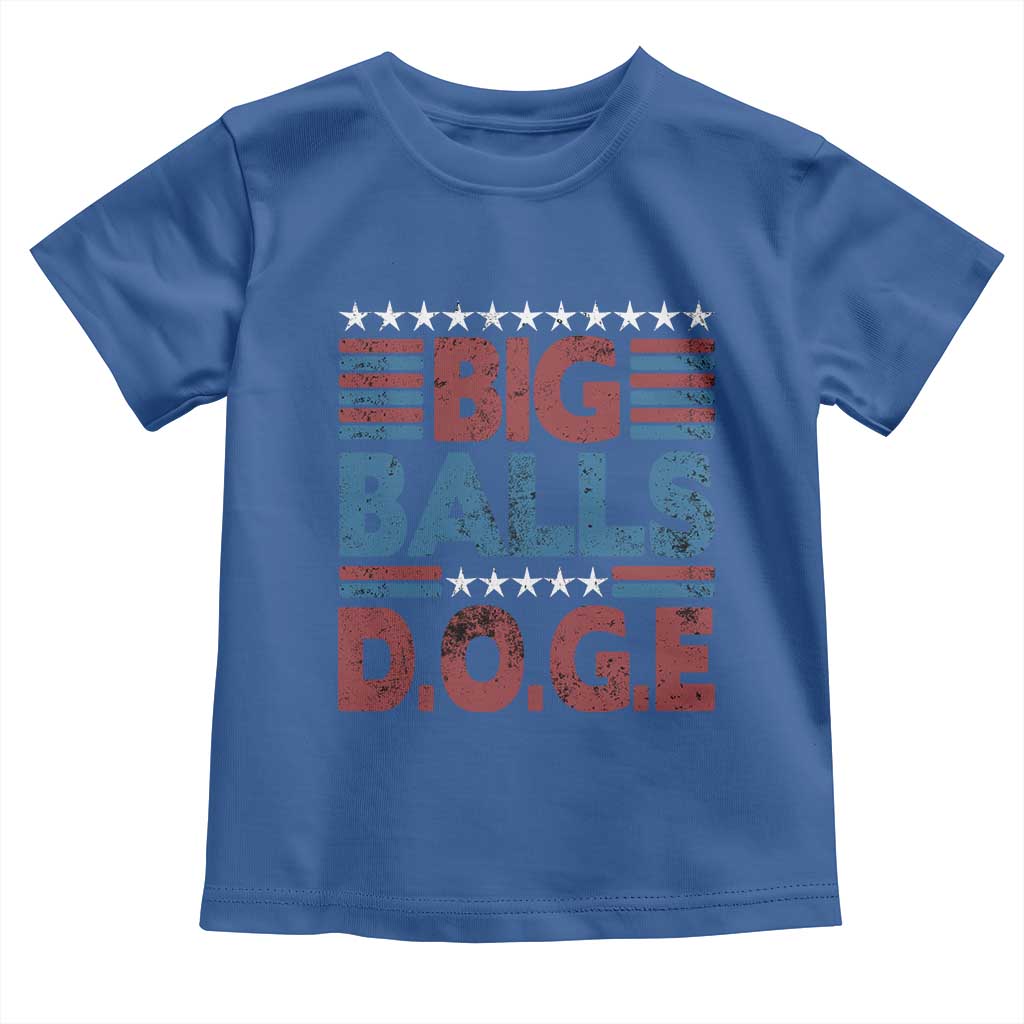 Funny DOGE Big Balls Toddler T Shirt Harry Bolz Meme Vintage Stripes