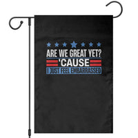 Funny Are We Great Yet Cause I Just Feel Embarrassed Garden Flag Vintage Star - Wonder Print Shop