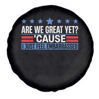 Funny Are We Great Yet Cause I Just Feel Embarrassed Spare Tire Cover Vintage Star