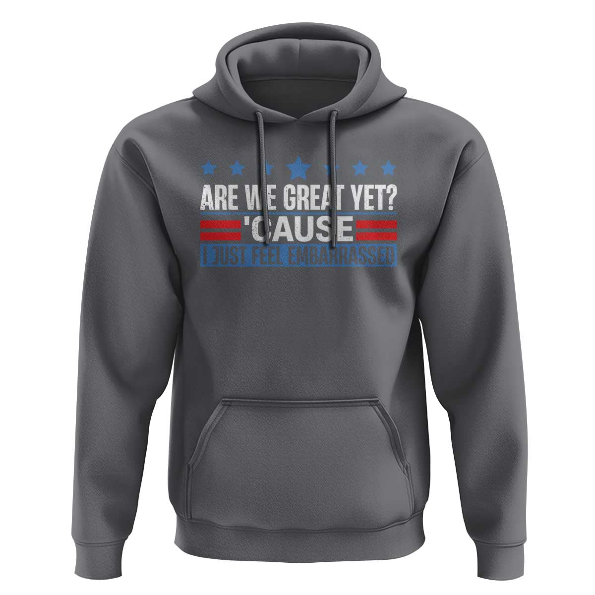 Funny Are We Great Yet Cause I Just Feel Embarrassed Hoodie Vintage Star