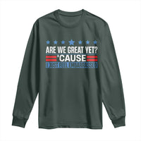 Funny Are We Great Yet Cause I Just Feel Embarrassed Long Sleeve Shirt Vintage Star