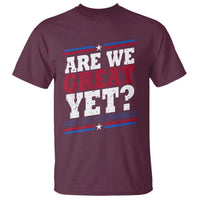 Are We Great Yet Cause I Just Feel Embarrassed T Shirt Vintage Stripes