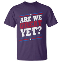 Are We Great Yet Cause I Just Feel Embarrassed T Shirt Vintage Stripes