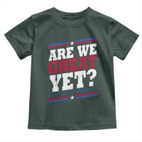 Are We Great Yet Cause I Just Feel Embarrassed Toddler T Shirt Vintage Stripes