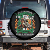 Irish Pride Spare Tire Cover The Devil Whispers You Can't Withstand The Storm The Irishman Replies