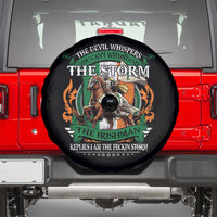 Irish Pride Spare Tire Cover The Devil Whispers You Can't Withstand The Storm The Irishman Replies
