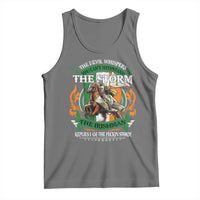 Irish Pride Tank Top The Devil Whispers You Can't Withstand The Storm The Irishman Replies