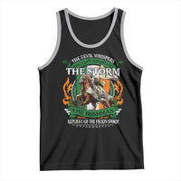 Irish Pride Tank Top The Devil Whispers You Can't Withstand The Storm The Irishman Replies