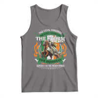 Irish Pride Tank Top The Devil Whispers You Can't Withstand The Storm The Irishman Replies