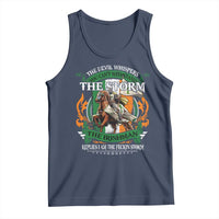 Irish Pride Tank Top The Devil Whispers You Can't Withstand The Storm The Irishman Replies