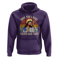 Funny OMG You Guys I Never Said That Hoodie Retro Christian Relegious