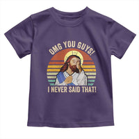 Funny OMG You Guys I Never Said That Toddler T Shirt Retro Christian Relegious