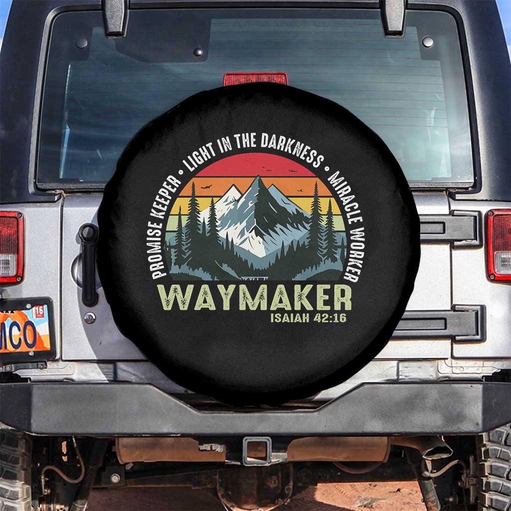 Religious Christian Waymaker Spare Tire Cover Promise Keeper Light In The Darkness Miracle Worker