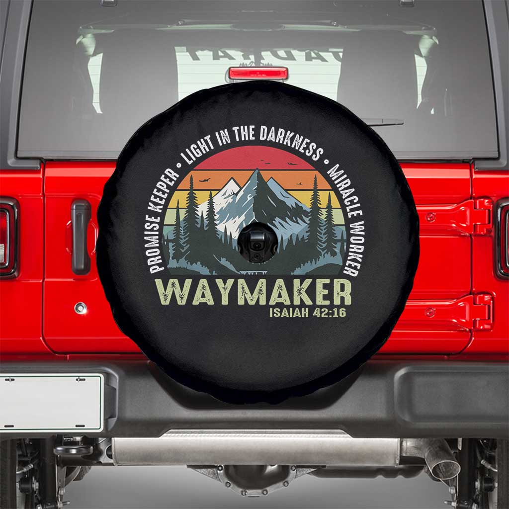 Religious Christian Waymaker Spare Tire Cover Promise Keeper Light In The Darkness Miracle Worker
